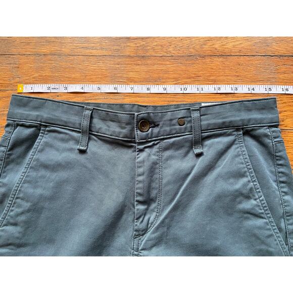 RAG & BONE Fatigue Green Flat Front Tapered Chinos Mens sz 30 - Picture 11 of 15